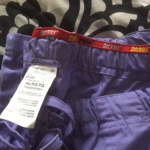 Dickies purple scrub pants